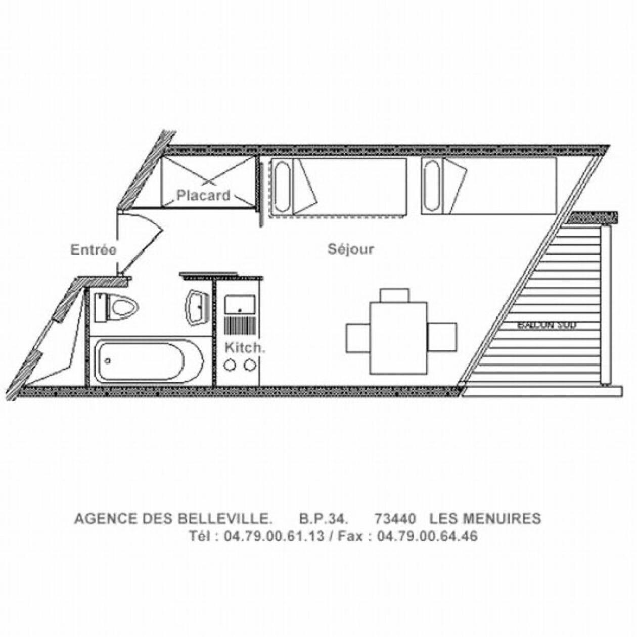 Residence Grande Masse - Studio Lumineux - Acces Direct Aux Pistes - Balcon Mae-2744 생마르탱 드 벨빌 외부 사진